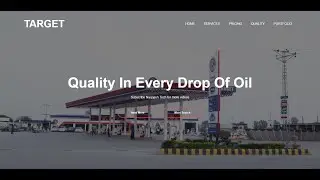How to make Gas Station Or Petrol Station Services Website|How to make Services Website step by step