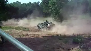 Stryker Combat Vehicle off-road training