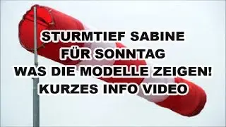 STURMTIEF SABINE F&Uuml;R SONNTAG (WIE SEHEN ES DIE MODELLE?) Kurzes Info Video.