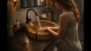 Handcrafted Solid Oak Sink I Full build