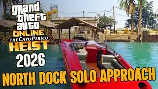 GTA Online Cayo Perico Heist - North Dock Longfin Approach SOLO STEALTH ELITE GUIDE *2026*