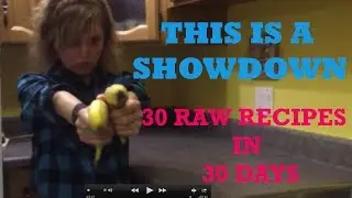 THIS IS A SHOWDOWN - 30 LOW FAT RAW VEGAN RECIPES IN 30 DAYS!