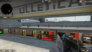 trainning on Ulletical map CSGO aim Practice