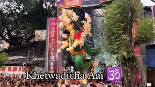 KHETWADICHA AAI Mumbai Biggest Devi murti By Arun Datte || KHETWADICHA AAI || ARUN DATTE || DEVI ||