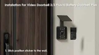 How to Install the QIBOX Solar Charger Doorbell Mount