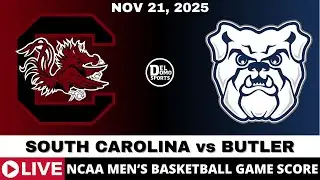 SOUTH CAROLINA VS BUTLER 🏀 MEN'S College Basketball Nov 21, 2025 | Greenbrier Tip-Off