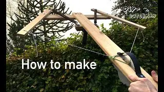 How to make a spring powered crossbow!