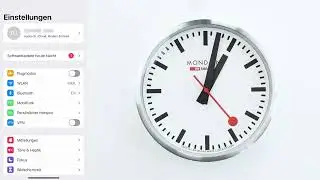 SBB Smart Stop2Go Wanduhr