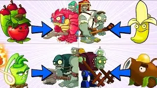 Every Plant Power-Up vs Gargantuar in Plants vs Zombies 2