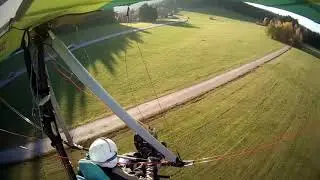 Trike Flug über den Bayerischen Wald