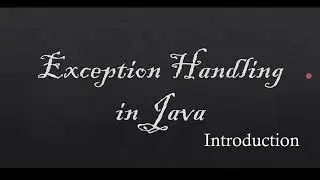 Introduction to  Exception Handling in Java | What is an Exception? | Part 1 | ISC Syllabus