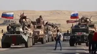 US And Russian Convoy Standoff