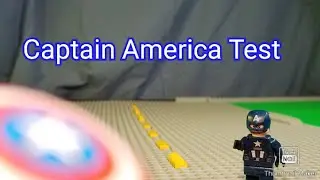 Unmasked Test (Captain America) 15 FPS Stop Motion