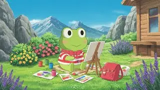 🎨 Keroppi&rsquo;s Peaceful Painting Afternoon 🐸Lofi Vibes for Creative Study & Relaxation 🎧