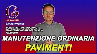 BONUS RISTRUTTURAZIONE PAVIMENTI, rivestimenti quando?