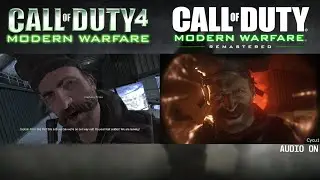 Call of Duty Modern Warfare Remastered vs Original  - Crew Expendable - Side-by-Side Comparison