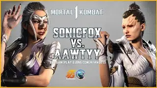 MK1: SONICFOX VS AAWTYY - This how sonicfox plays Sindel (Asi la usa Sonicfox)