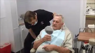 Dentures manufactured at Red Bird Dental Clinic utilizing 3-D printing