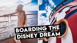 Boarding The Disney Dream in Port Canaveral For A SURPRISE CRUISE!