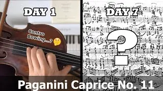 Revisiting Paganini Caprice No. 11 in One week?