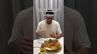 My Arab husband is trying cabbage pies for the first time 😁