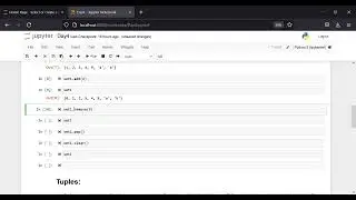 Python Tutorial 5 - Sets and Tuples