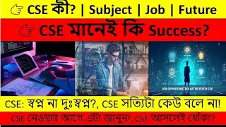 Computer Science and Engineering (CSE)কী?,CSE Subject Review Bangla,CSE এর Job Sector & Future Scope