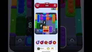Level 762 colour block jam solved #colourblockjam #games #level762 #colorblocks