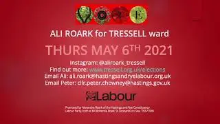 Introducing Ali Roark, Labour candidate for Tressell - Hastings Borough Council elections May 6 2021