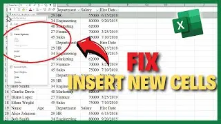 [FIXED] Excel Can Not Insert New Cells