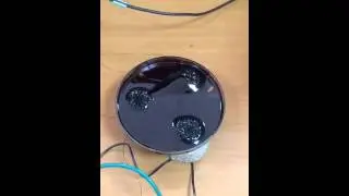 Ferrofluid controlled by a 3 bit counter