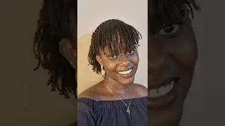 my 1 year locked hair journey #naturalhair #sisterlocks #microlocks #hairtransformation