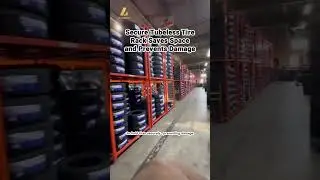 Transform Your Warehouse with Our Tubeless Tire Rack: Secure, Space-Saving Storage Solution