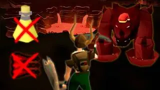 Fight Caves with NO BREWS and TRASH GEAR (UIM ep.4)