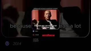 Eminem comes out on The Interview 🤣😯