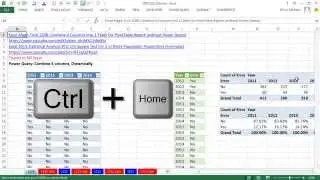 Excel Magic Trick 1210: Power Query to Combine 4 Columns into 1 Table For PivotTable Report
