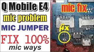 Q Mobile E4 Mic Problem fix 100% without ic@repairingtech2946 #nokia #qmobile #mic
