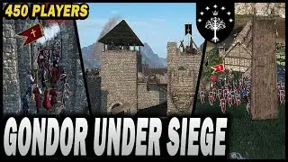 Gondor Under Siege ⚔️ 450-Player Siege Battle in Persistent Bannerlord