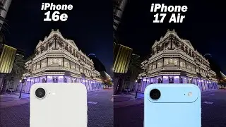 iPhone 17 Air vs iPhone 16e Portrait Mode Camera Test Comparison