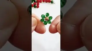 TUTORIAL 👆 C&oacute;mo hacer una flor de cristales para pulseras