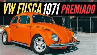 VW Fusca 1971 LARANJA PERFEITO REVELADO ap&oacute;s meses de restaura&ccedil;&atilde;o