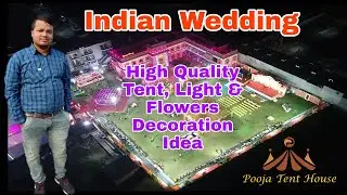 Indian wedding Decoration Idea ll Pooja Tent House ll
