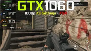 Call of Duty Modern Warfare 3 : GTX 1060 - 1080p All Settings + FSR (BETA)