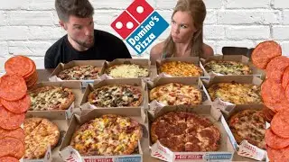 Eating Every Domino&rsquo;s Specialty Pizza in 24 Hours, 15000 Calorie Challenge | McClearThePlate
