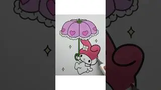 Coloring Candy Ears Bunny 🍬🐰 | #candyearsbunny #coloring #coloringtime #markers #kidsart