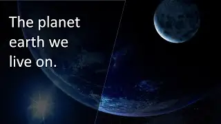 The planet earth we live on
