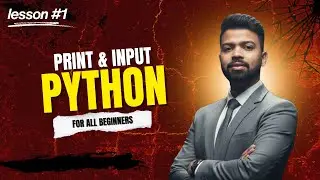 Python Input and Print Function in Hindi | Python for Beginners 2026 (Lesson 1)