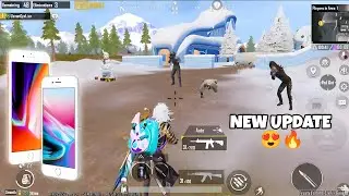 Iphone 8Plus😍 Stable 60Fps Livik Gameplay 🔥 No Lag In New Update✅ || Iphone 8Plus Pubg test 2025