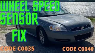 Ремонт датчика скорости колеса Chevrolet Impala 09&ndash;11