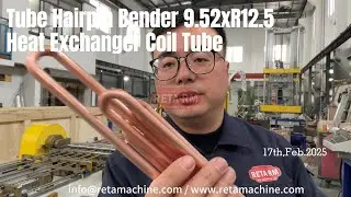 Heat Exchanger Copper Tube Hairpin Bending Machine